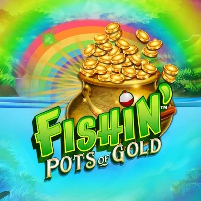 Fishin Pots Of Gold logo by Gameburger Studios Wild Robin Casino
