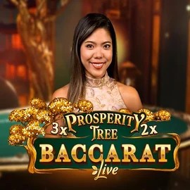 Prosperity Tree Baccarat slot visual from Evolution available on wildsrobin.nl
