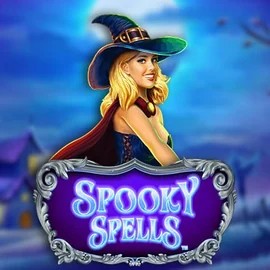 Official Slots logo: Spooky Spells by Novomatic at Wild Robin Casino