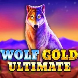 Slots logo of Wolf Gold Ultimate from Pragmatic Play at Wild Robin Casino